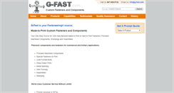 Desktop Screenshot of g-fast.com